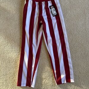 Kids Striped Red and White Joggers
